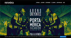 Desktop Screenshot of portamerica.es